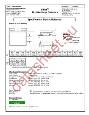 TVA270SA datasheet  